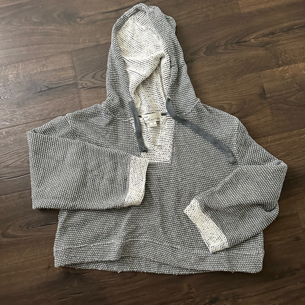 Vintage Havana Cropped Hoodie